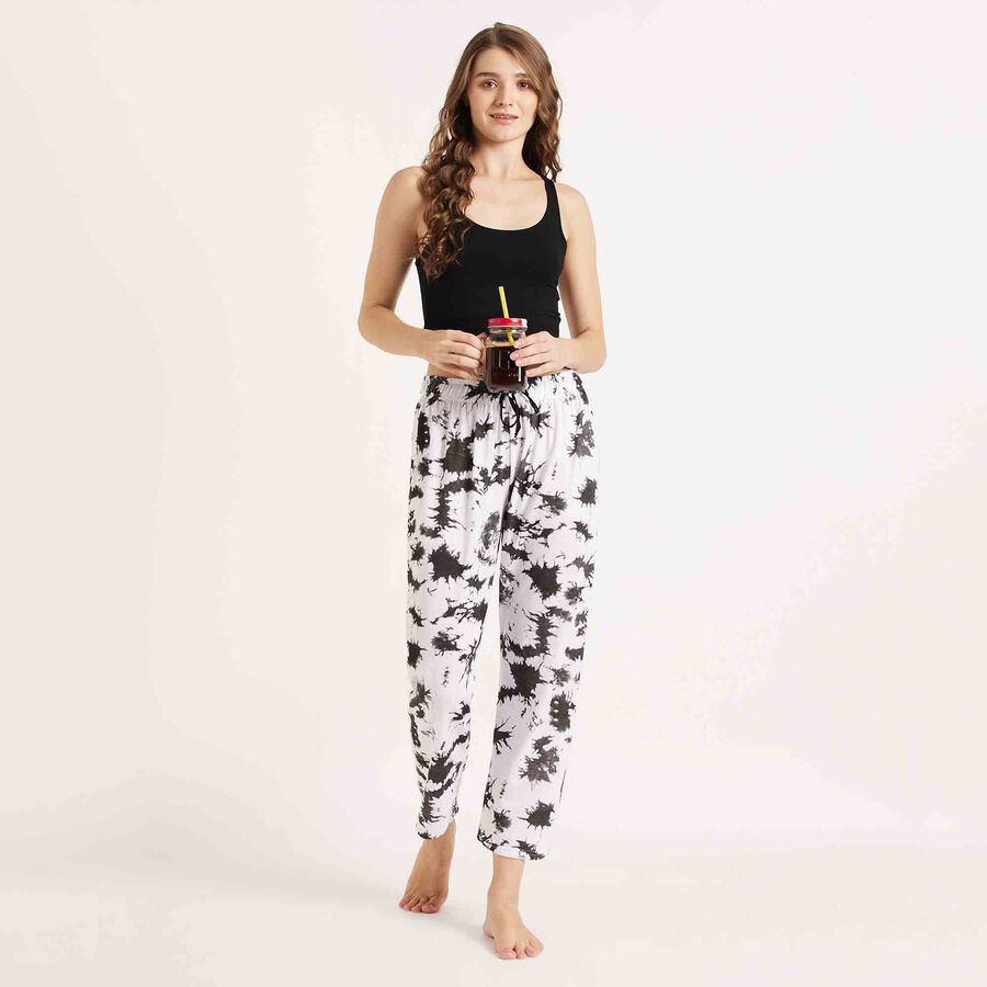 Printed Pyjama, Black, large image number null