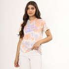 Ladies' 100% Cotton Round Neck T-Shirt , Off White, small image number null