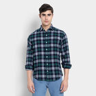 Cotton Checks Casual Shirt, Dark Green, small image number null