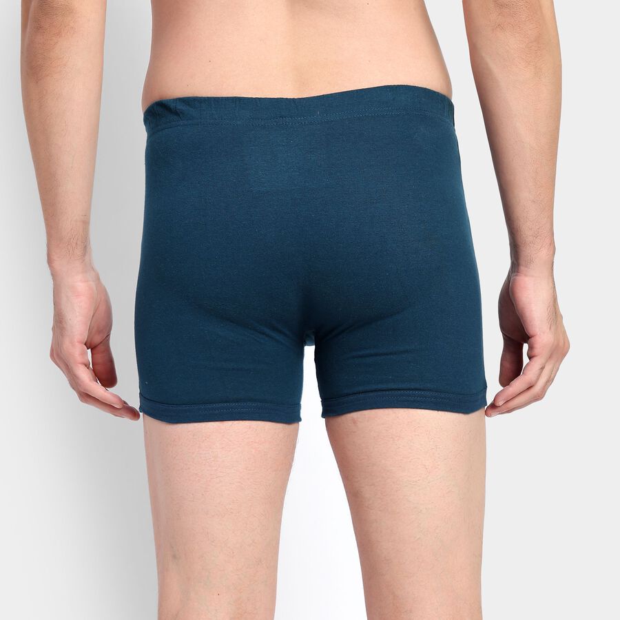 Men's 100% Cotton Trunks, टील ब्लू, large image number null