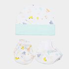 Infants Cotton Printed Baby Gift Set, White, small image number null