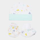 Infants Cotton Printed Baby Gift Set, White, small image number null