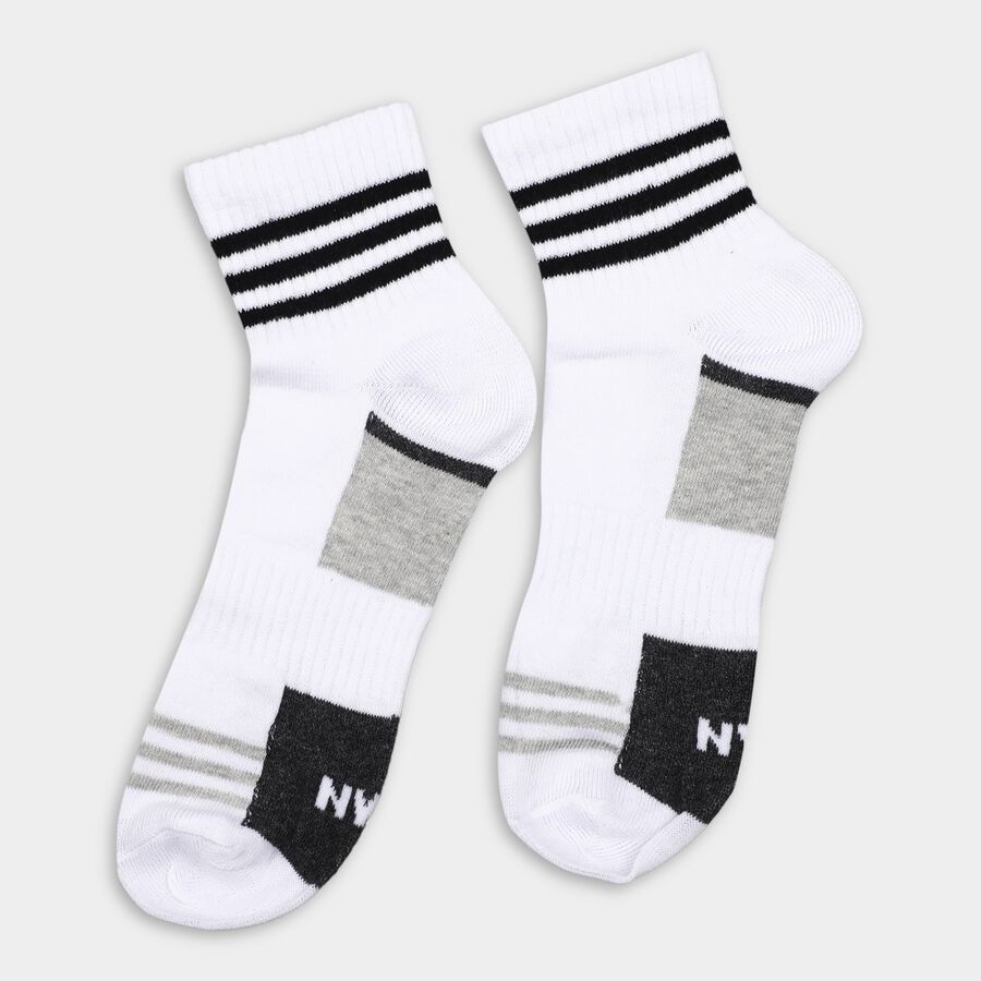 Men's Socks (Pack of 2), नेवी ब्लू, large