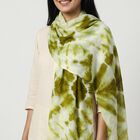 Women's Green Printed Dupatta, Light Green, small