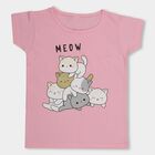 Girls' 100% Cotton T-Shirt , लाइलेक, small image number null