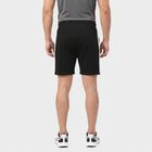 Men's Black Regular Fit Side-Panel Bermuda Shorts, Black, small
