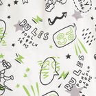 Boys All Over Print Night Suit, White, small image number null