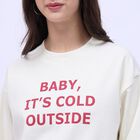 Women's Cream Crew Neck Casual Sweatshirt, गहरा पीला, small image number null
