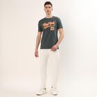 Men's White Slim Fit Stretchable Jeans, White, small