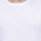 Men's Round Neck Half Sleeves T-Shirt, White, small image number null