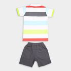 Boys' 100% Cotton Knit Baba Suit , White, small image number null