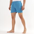 Men's 100% Cotton Boxers , Mid Blue, small image number null