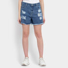Cotton Shorts, Mid Blue, small image number null
