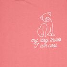 Girls' T-Shirt , गुलाबी, small image number null