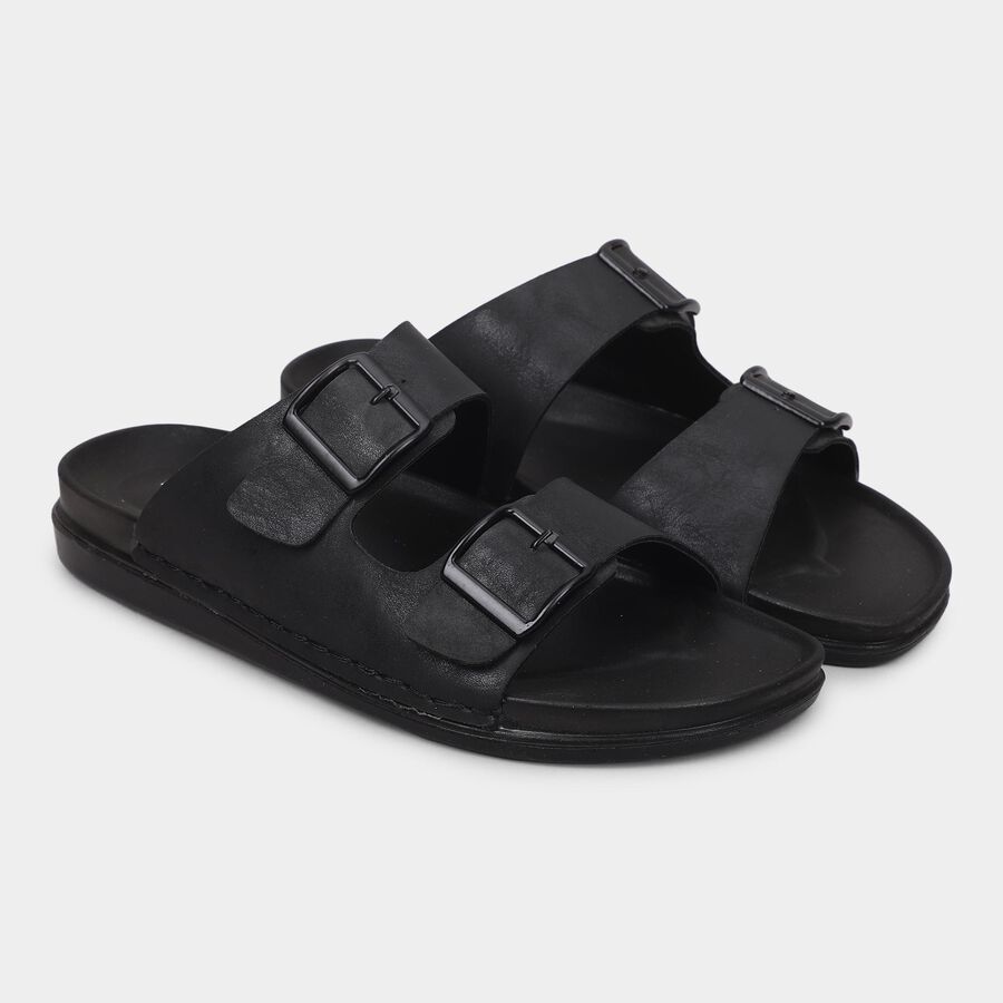 Men's Sandal, काला, large image number null