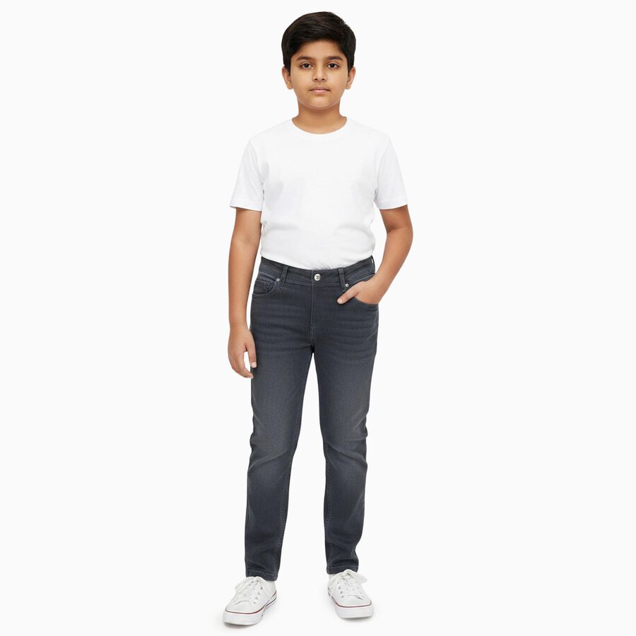Boys' Jeans, Light Grey, large