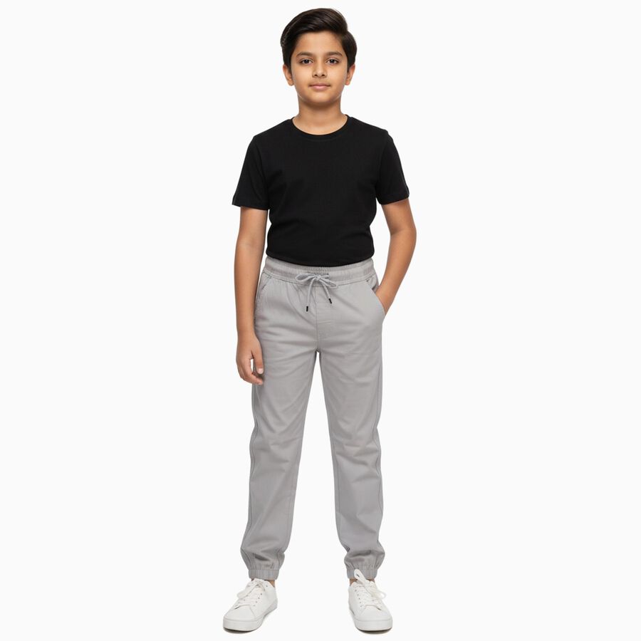 Boys' Trouser, Light Grey, large