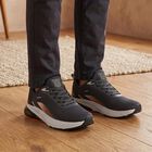 Men's Grey Lace-Up Sneakers, Grey, small