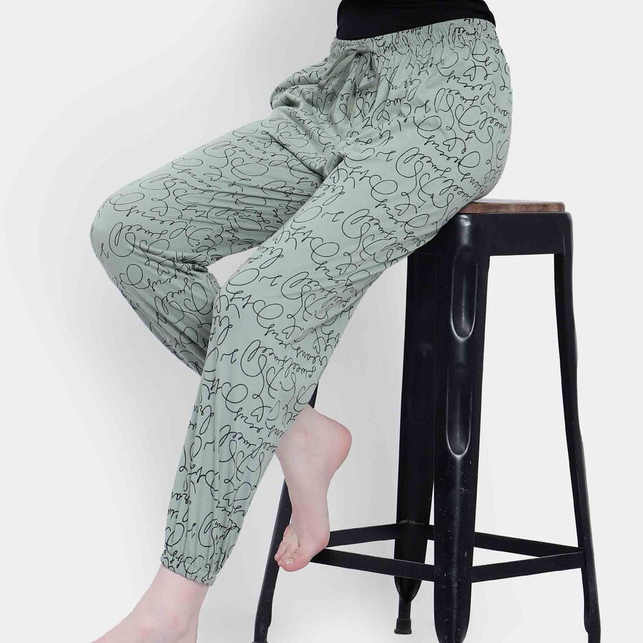 Printed Pyjama, Light Green, large image number null