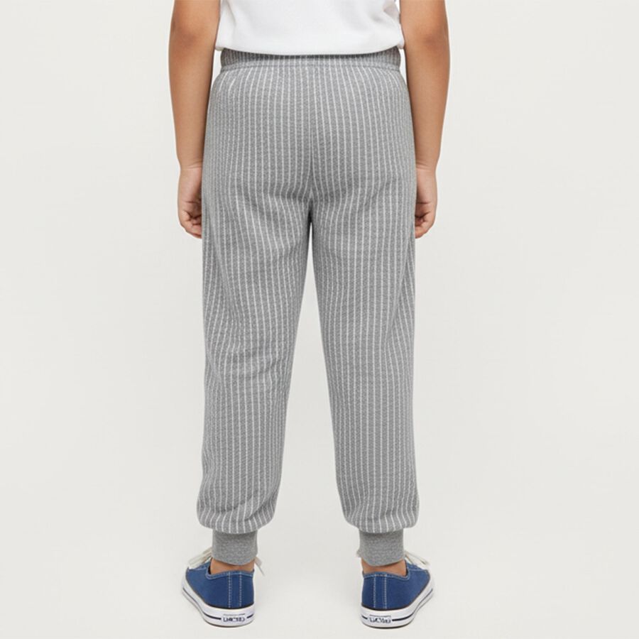 Boys' Thermal Lower, मिश्रित मध्यम ग्रे, large image number null
