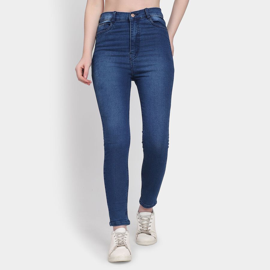 Ladies' Jeans, Mid Blue, large image number null