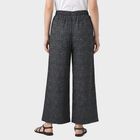 Women's Black Regular Fit Printed Palazzos, Black, small