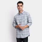 Men's 100% Cotton Casual Shirt, Light Blue, small image number null