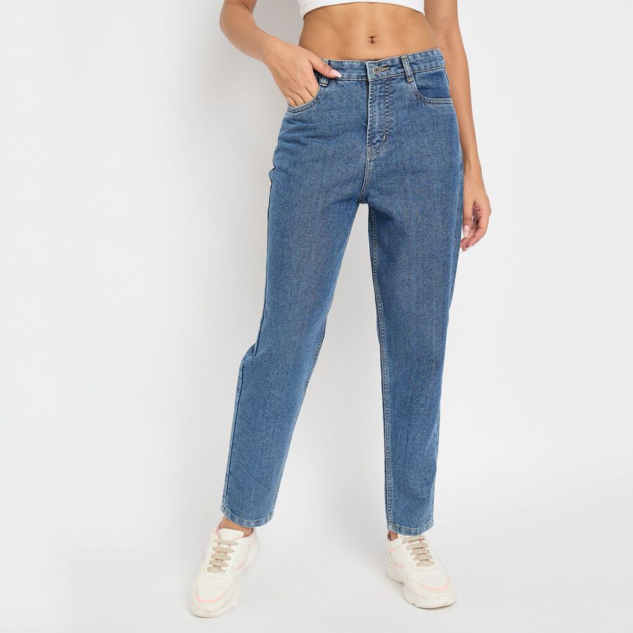 Ladies' Jeans, हल्का नीला, large image number null