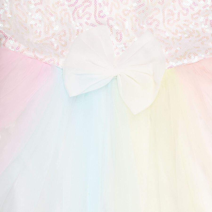 Girls' Frock, Off White, large image number null