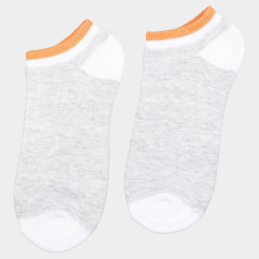 Cotton Ankle Length Socks, White, large image number null