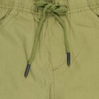 Boys Olive Green Regular Fit Jogger Trousers, Olive, small