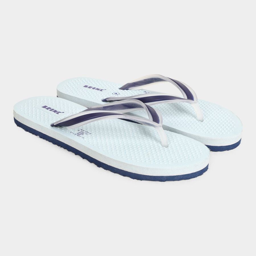 Ladies' Slippers, Blue, large image number null