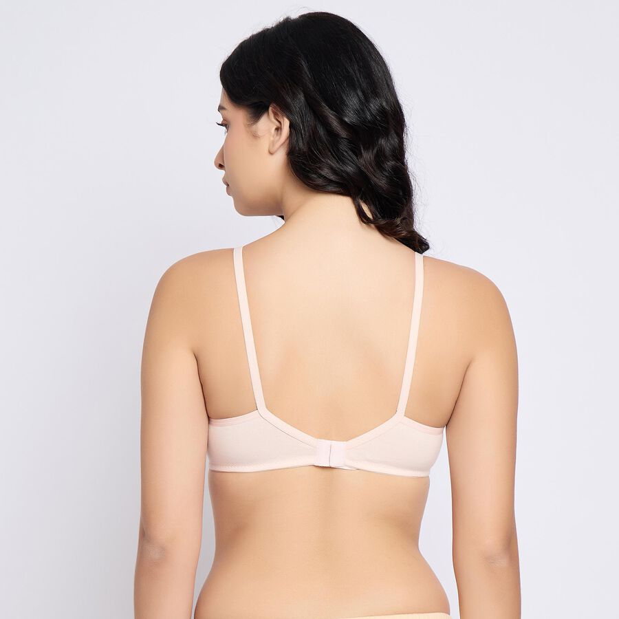 Ladies'100% Cotton Bra, Light Pink, large image number null
