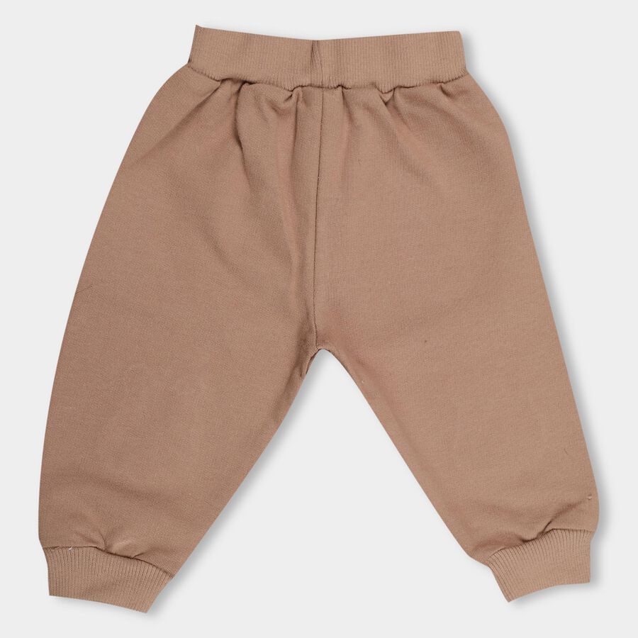 Infants' 100% Cotton Rib Waist Pyjama , Beige, large image number null