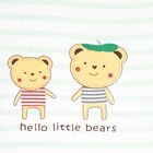Infants Cotton Stripes Baba Suit, Light Green, small image number null