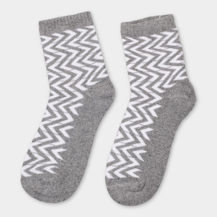 Ladies' Socks , मिश्रित हल्का ग्रे, large