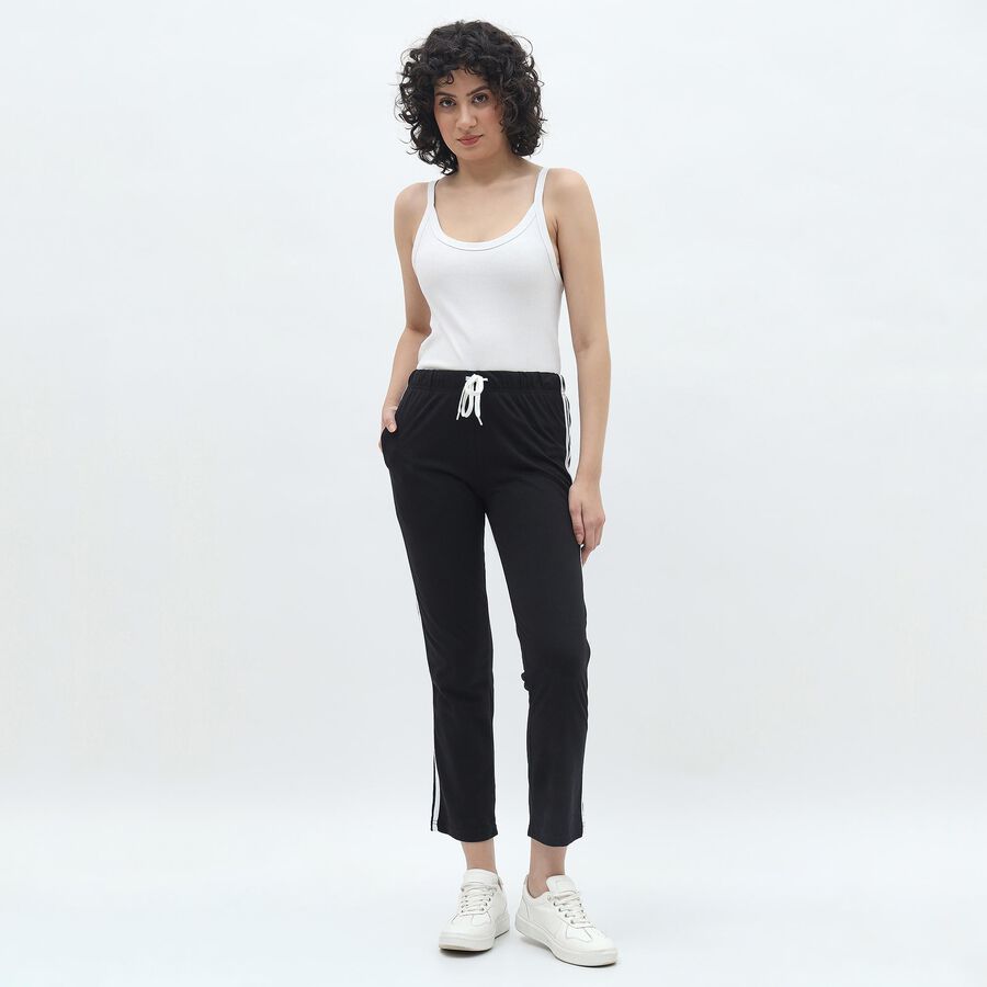 Ladies' Track Pants, Black, large