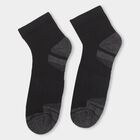 Men's Dark Navy Blue, Light Heather Gray, Jet Black Sports Socks, मिश्रित हल्का ग्रे, small image number null