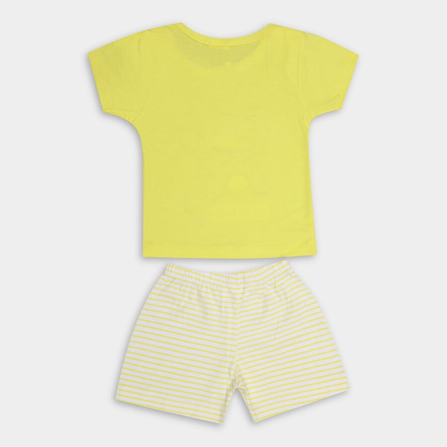 Infant Boys' 100% Cotton Baba Suit , Yellow, large