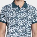 Men's 100% Cotton Collared Half Sleeves T-Shirt, Dark Blue, small image number null