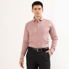Men's Light Pink Spread Collar Formal Shirt, हल्का गुलाबी, small image number null