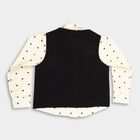 Boys' 100% Cotton Casual Shirt, ऑफ व्हाइट, small image number null