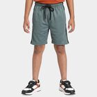 Boys Green Regular Fit Athletic Bermuda Shorts, हल्का हरा, small