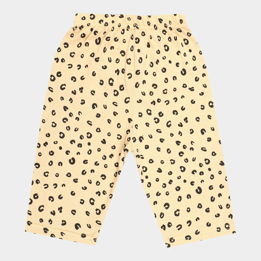 Girls All Over Print Capri, Beige, large image number null