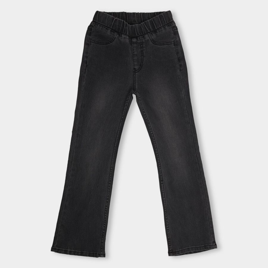 Girls' Jeans , Black, large image number null