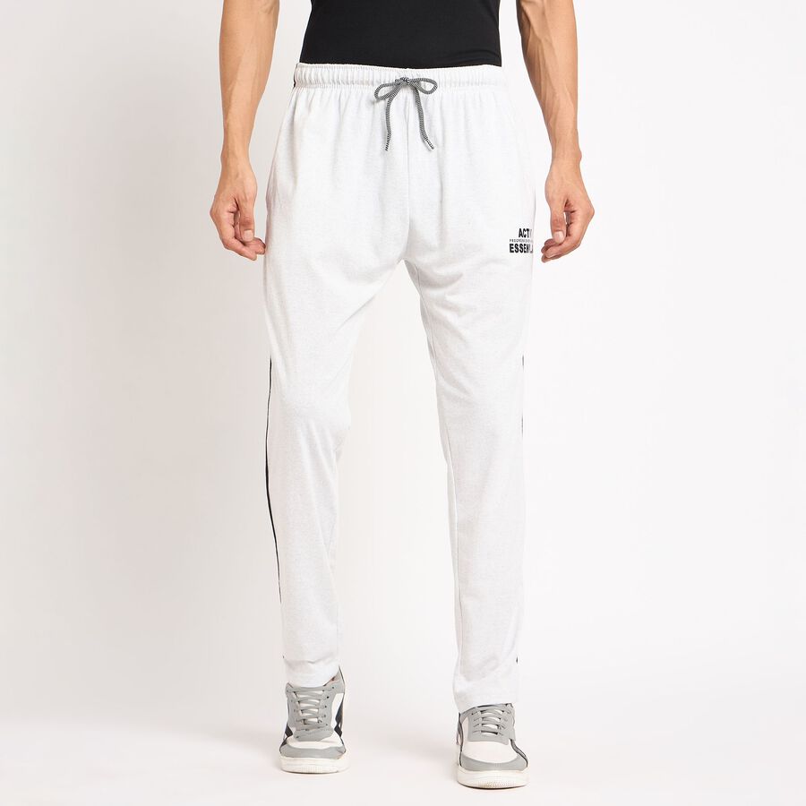 Men's Track Pants, Melange Light Grey, large image number null