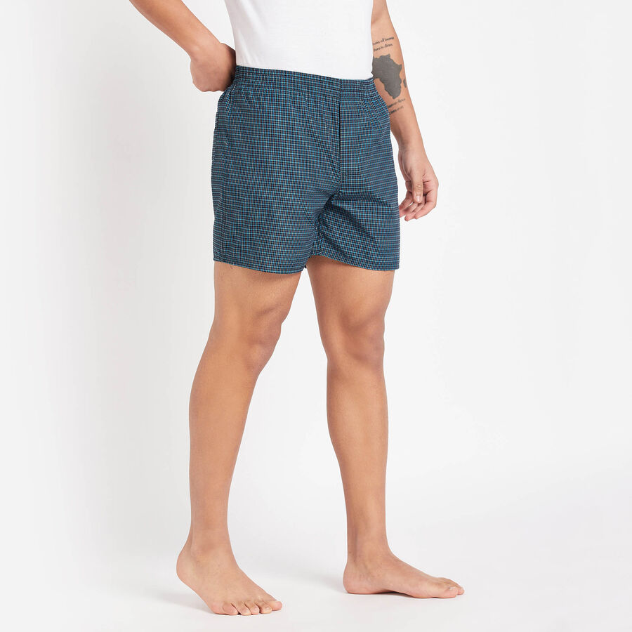 Checks Boxers, गहरा ग्रे, large image number null