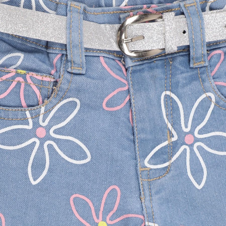Girls' Jeans, Light Blue, large image number null