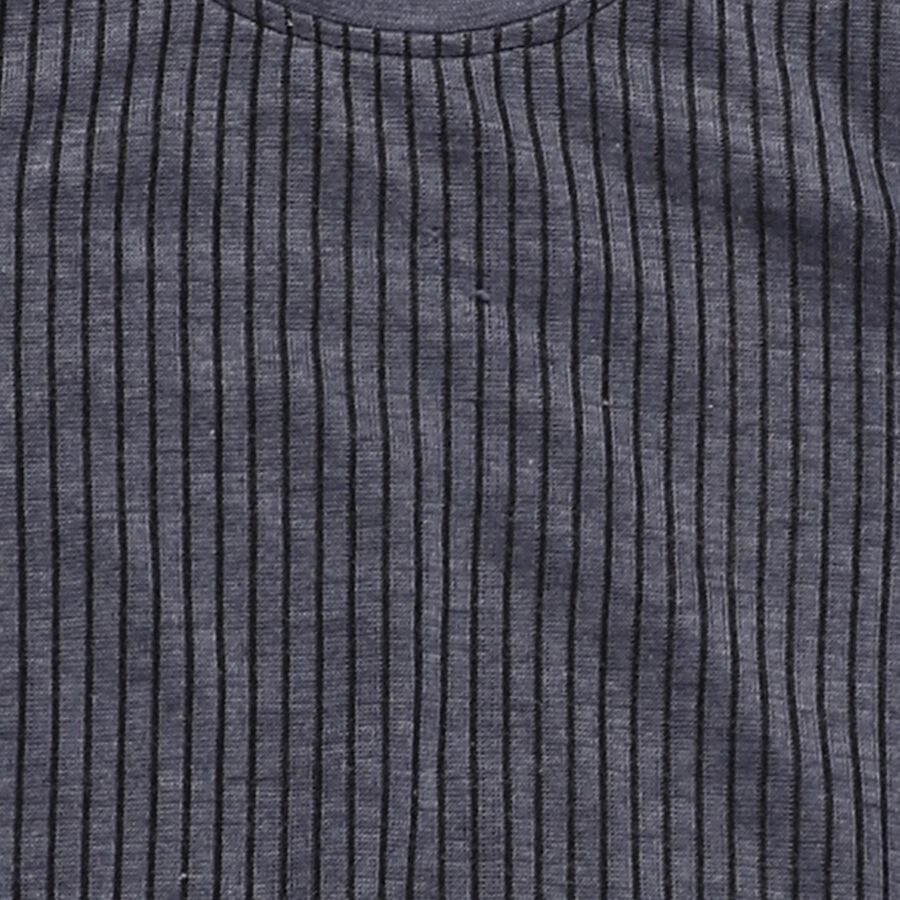 Boys Navy Blue Round Neck Thermal, मिश्रित नीला, large image number null