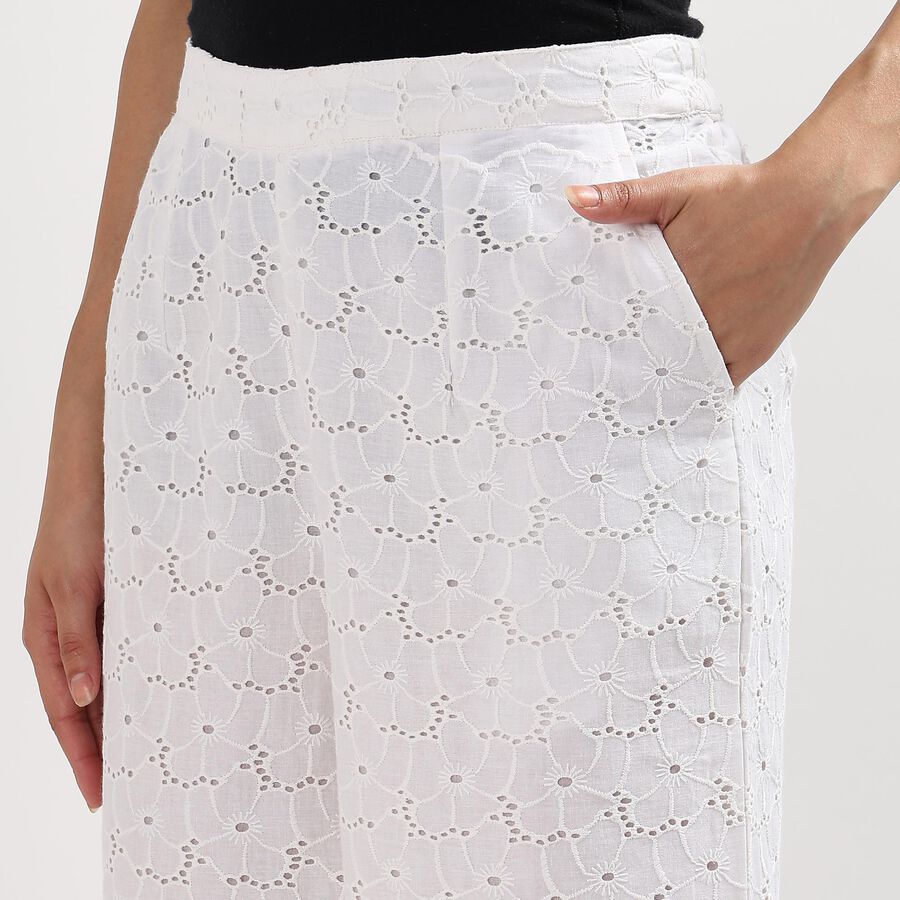 Ladies' Trousers , सफ़ेद, large image number null